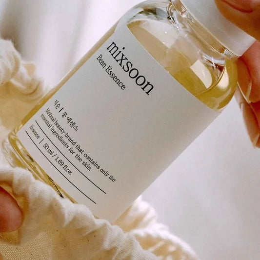 Korean Glow Bean Essence Serum - Hyaluronic Acid Exfoliating Barrier Strengthening Moisturizer 50ml