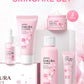 Sakura 5-Piece Korean Skincare Gift Set - Cleanser Toner Serum Face Cream Eye Cream Niacinamide