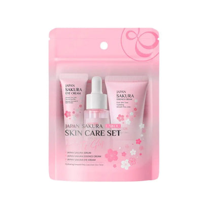 Sakura Cherry Blossom Skincare Set - 3-Piece or 5-Piece Hydrating Gift Box