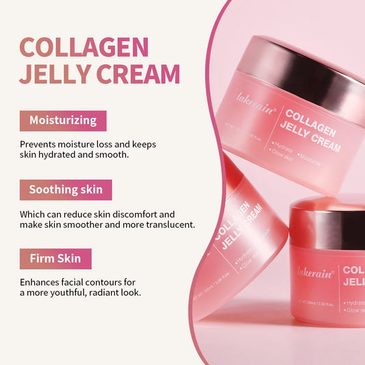 Collagen Jelly Cream - Niacinamide Hydrolyzed Collagen Firming Moisturizer 100ml