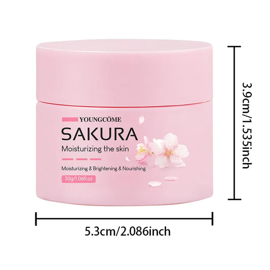 Sakura Cherry Blossom Nourishing Face Cream - Collagen Lifting Moisturizer 30g/60g