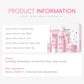 Sakura 5-Piece Korean Skincare Gift Set - Cleanser Toner Serum Face Cream Eye Cream Niacinamide