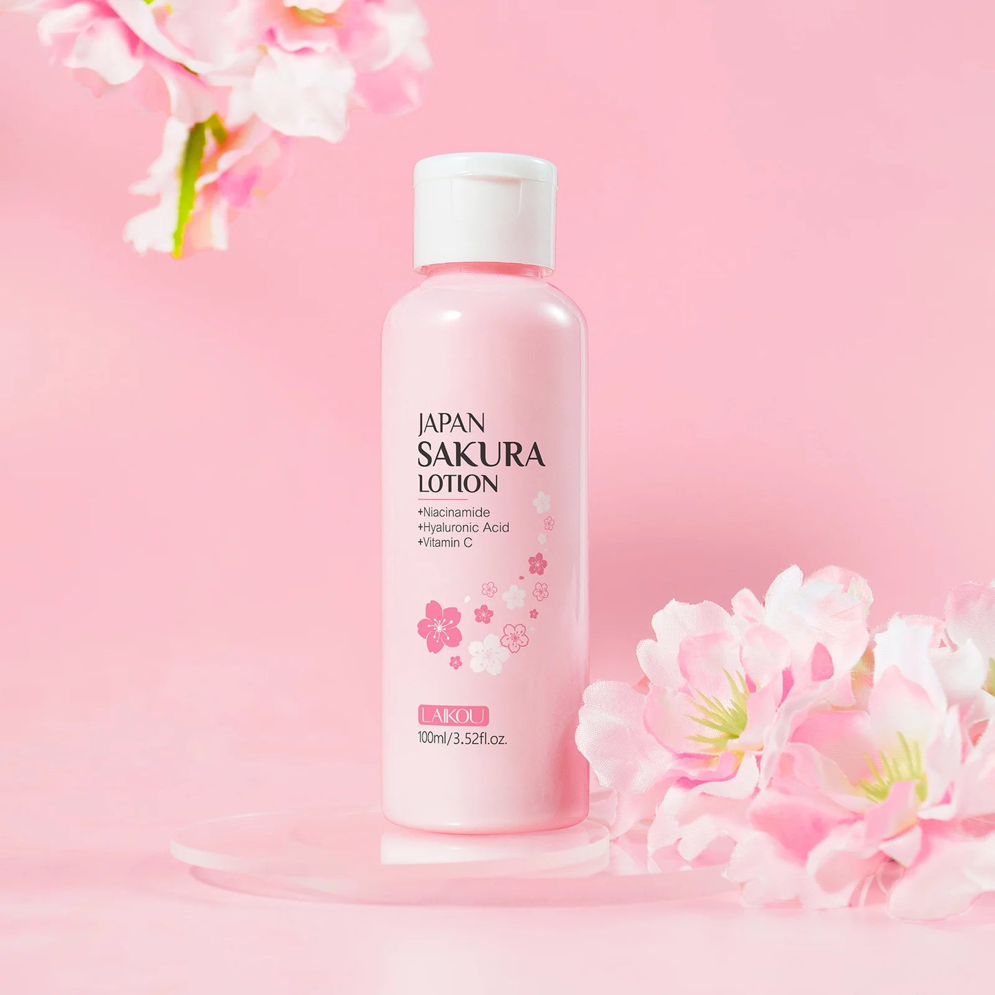 Sakura Face Lotion & Moisturizing Essence - Pore Minimizing Skin Repairing Elasticity Booster 100ml